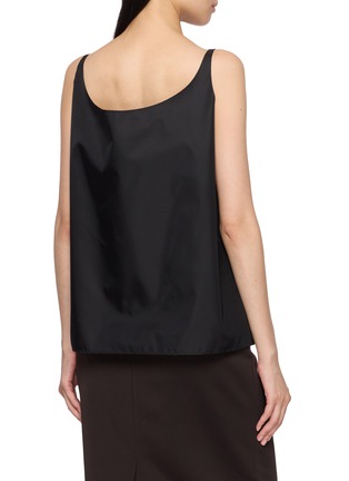 Back View - Click To Enlarge - PRADA - Deep Round Neck Top