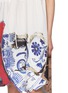  - PRADA - Drawstring Waist Printed Midi Dress