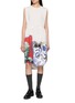 Main View - Click To Enlarge - PRADA - Drawstring Waist Printed Midi Dress