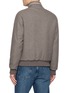 Back View - Click To Enlarge - FABIO GAVAZZI - Contrast Accents Cashmere Bomber Jacket