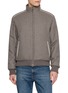 FABIO GAVAZZI Contrast Accents Cashmere Bomber Jacket
