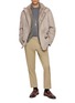 Figure View - Click To Enlarge - FABIO GAVAZZI - High Neck Multi Pocket Jacket