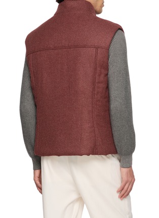 Back View - Click To Enlarge - FABIO GAVAZZI - Reversible Cashmere Vest