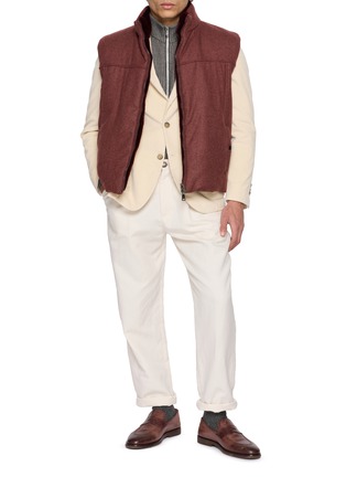 Figure View - Click To Enlarge - FABIO GAVAZZI - Reversible Cashmere Vest