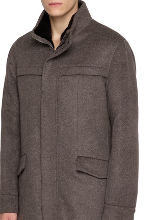  - FABIO GAVAZZI - Cashmere Mink Pea Coat