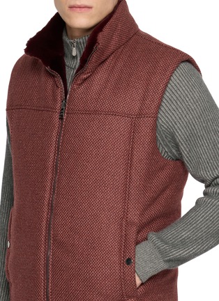  - FABIO GAVAZZI - Padded Reversible Cashmere Mink Vest
