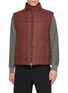 FABIO GAVAZZI Padded Reversible Cashmere Mink Vest