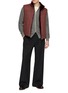 Figure View - Click To Enlarge - FABIO GAVAZZI - Padded Reversible Cashmere Mink Vest