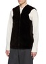 Detail View - Click To Enlarge - FABIO GAVAZZI - Detachable Mink Collar Cashmere Coat