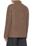 Back View - Click To Enlarge - FABIO GAVAZZI - Detachable Mink Collar Cashmere Coat