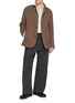 Figure View - Click To Enlarge - FABIO GAVAZZI - Detachable Mink Collar Cashmere Coat