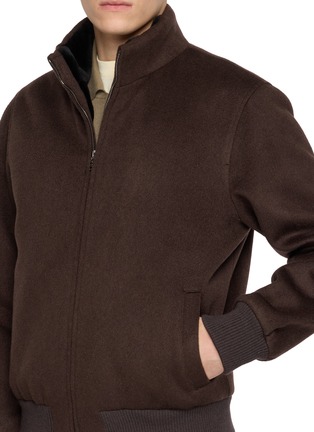  - FABIO GAVAZZI - Cashmere Plucked Mink Bomber Jacket