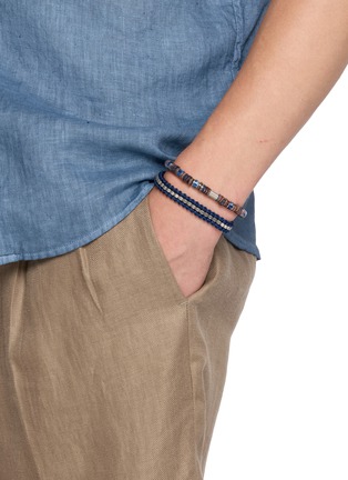 Figure View - Click To Enlarge - THOMPSON OF LONDON - Beaded Cord Bracelet 
