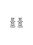 THOMPSON OF LONDON Tetddy Bear Palladium Plated Cufflinks