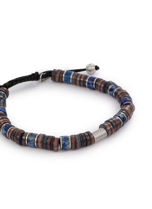 Detail View - Click To Enlarge - THOMPSON OF LONDON - Sequins Beaded Cord Bracelet 