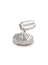 Detail View - Click To Enlarge - THOMPSON OF LONDON - Geometric Palladium Plated Cufflinks