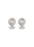 THOMPSON OF LONDON Geometric Palladium Plated Cufflinks