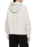 Back View - Click To Enlarge - PRADA - Crystal Logo Embellished Hoodie