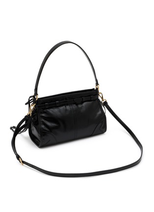 Detail View - Click To Enlarge - PRADA - Square Bonnie Belt Leather Shoulder Bag