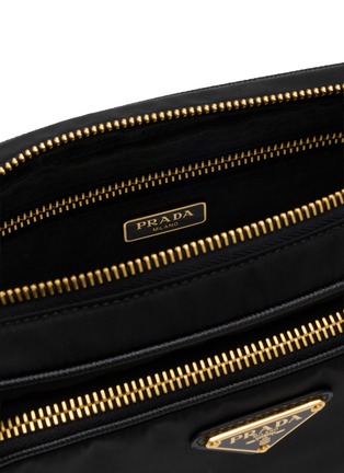 Detail View - Click To Enlarge - PRADA - Camera Nylon Leather Bag