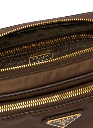 Detail View - Click To Enlarge - PRADA - Camera Nylon Leather Bag