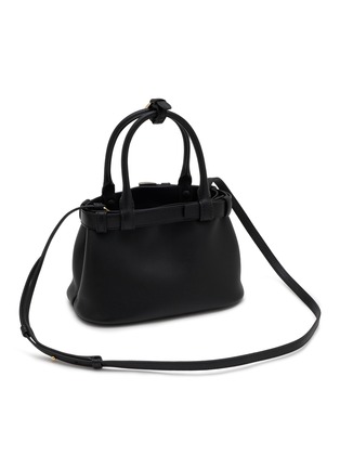 Detail View - Click To Enlarge - PRADA - Mini Belted Leather Buckle Bag