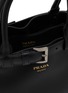 Detail View - Click To Enlarge - PRADA - Mini Belted Leather Buckle Bag