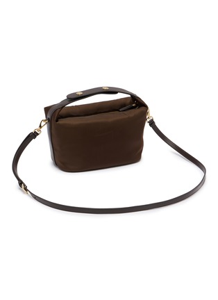 Detail View - Click To Enlarge - PRADA - Chérie Re-Nylon Leather Pouch