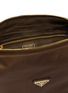 Detail View - Click To Enlarge - PRADA - Chérie Re-Nylon Leather Pouch