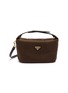 PRADA Chérie Re-Nylon Leather Pouch