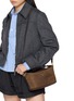 Figure View - Click To Enlarge - PRADA - Chérie Re-Nylon Leather Pouch