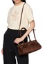 Figure View - Click To Enlarge - PRADA - Medium Bonnie Belt Suede Shoulder Bag