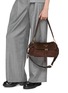 Front View - Click To Enlarge - PRADA - Medium Explore Suede Bag