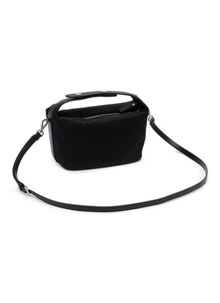 Detail View - Click To Enlarge - PRADA - Chérie Re-Nylon Leather Pouch