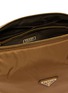 Detail View - Click To Enlarge - PRADA - Chérie Re-Nylon Leather Pouch