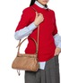 Front View - Click To Enlarge - PRADA - Square Bonnie Belt Leather Shoulder Bag