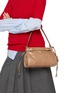 Figure View - Click To Enlarge - PRADA - Square Bonnie Belt Leather Shoulder Bag