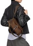 Front View - Click To Enlarge - PRADA - Medium Explore Re-Nylon Shoulder Bag