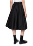 Back View - Click To Enlarge - PRADA - Re-Nylon Zip Front A-Line Midi Skirt