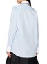 Back View - Click To Enlarge - PRADA - Embellished Collar Cotton Poplin Shirt
