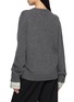 Back View - Click To Enlarge - PRADA - Wide Cuff Crewneck Knit Sweater