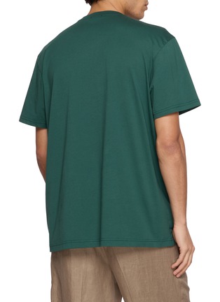 Back View - Click To Enlarge - SUNSPEL - Midweight Riviera Cotton Crewneck T-Shirt