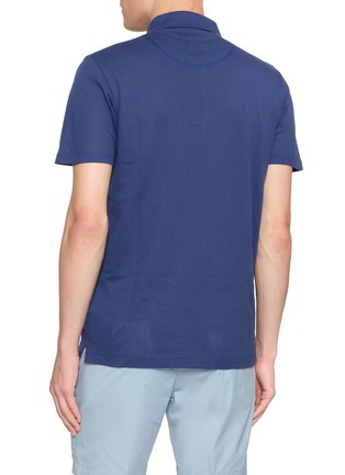 Back View - Click To Enlarge - SUNSPEL - Riviera Cotton Polo Shirt