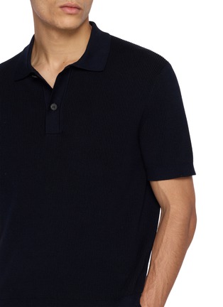  - SUNSPEL - Contrast Rib Cotton Polo Shirt