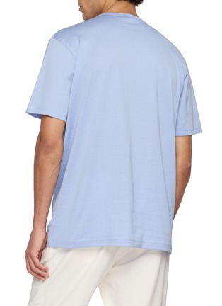 Back View - Click To Enlarge - SUNSPEL - Supima Cotton Crewneck T-Shirt