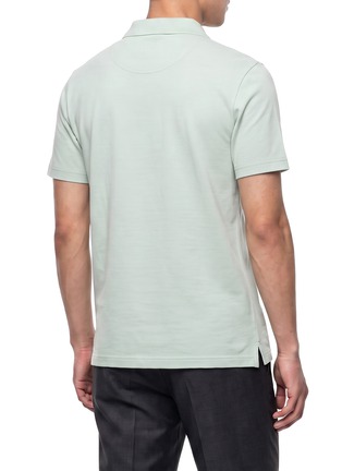 Back View - Click To Enlarge - SUNSPEL - Riviera Cotton Polo Shirt
