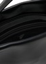 Detail View - Click To Enlarge - DISCORD YOHJI YAMAMOTO - Medium Crown Leather Shoulder Bag