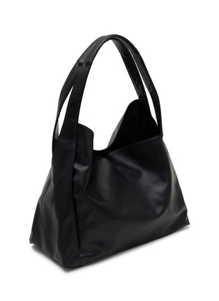 Detail View - Click To Enlarge - DISCORD YOHJI YAMAMOTO - Medium Profile Leather Tote Bag