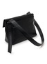 Detail View - Click To Enlarge - DISCORD YOHJI YAMAMOTO - Veil Leather Shoulder Bag