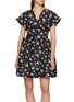 KIKA VARGAS Billie V-neck Mini Dress
